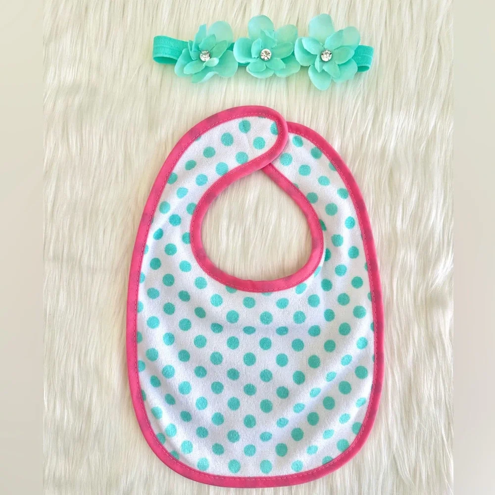 FLORAL BIB SET
